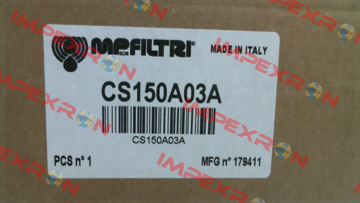P/N: 1103 Type: CS-150-A03-A MP Filtri