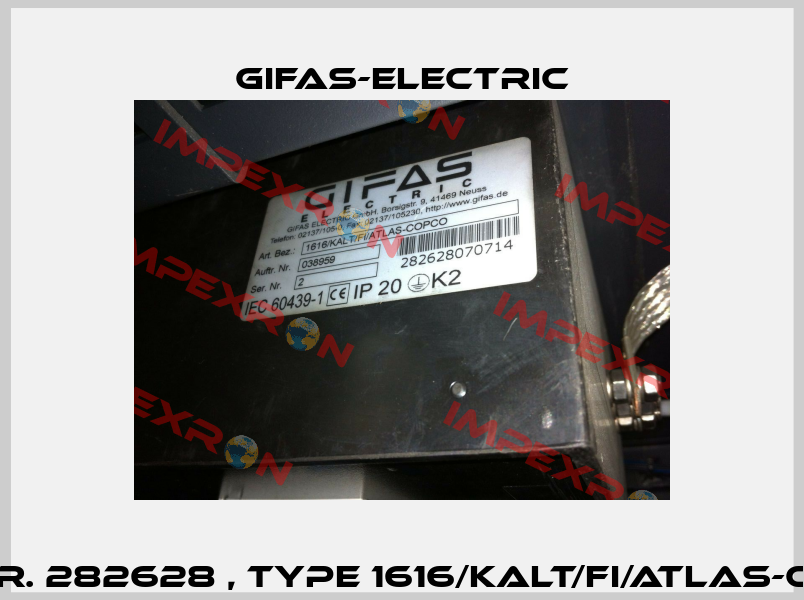 Art. Nr. 282628 , type 1616/KALT/FI/ATLAS-COPCO  Gifas-Electric