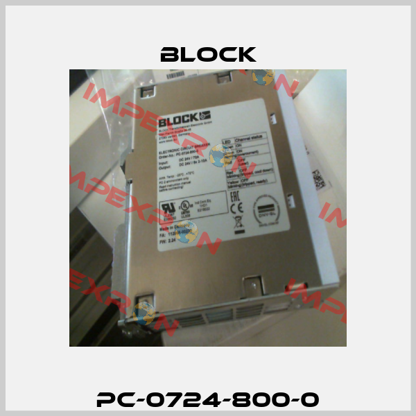 PC-0724-800-0 Block