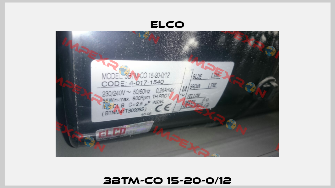 3BTM-CO 15-20-0/12 Elco