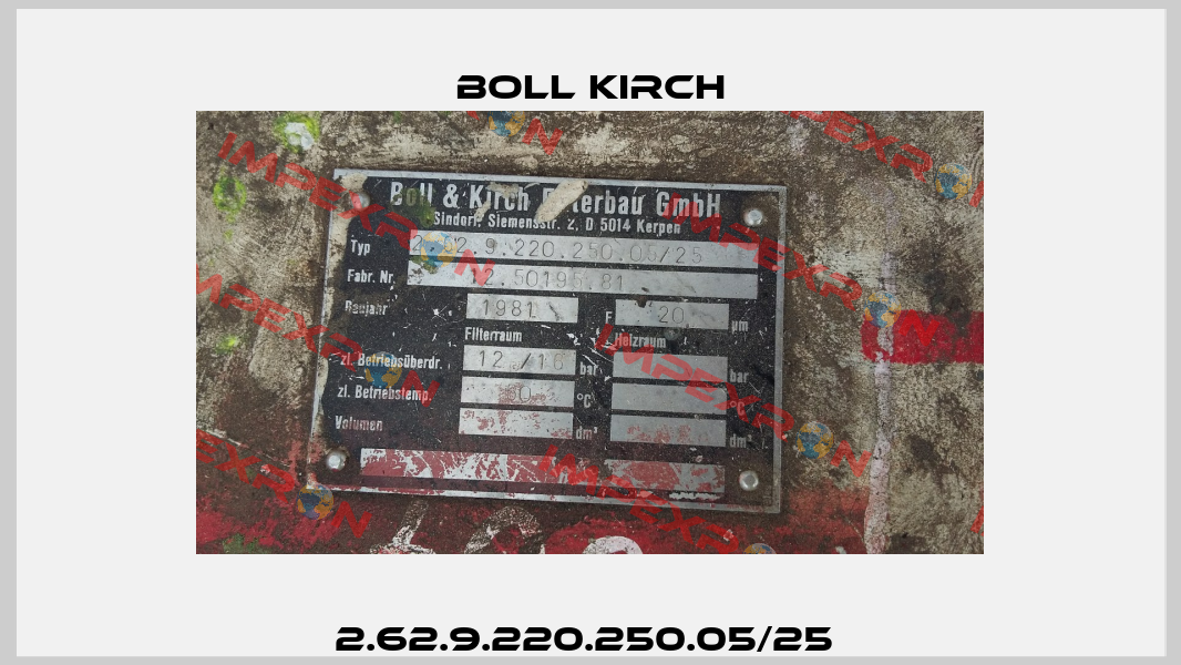 2.62.9.220.250.05/25  Boll Kirch