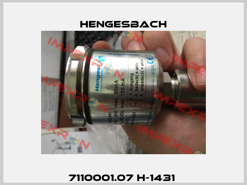 7110001.07 H-1431  Hengesbach