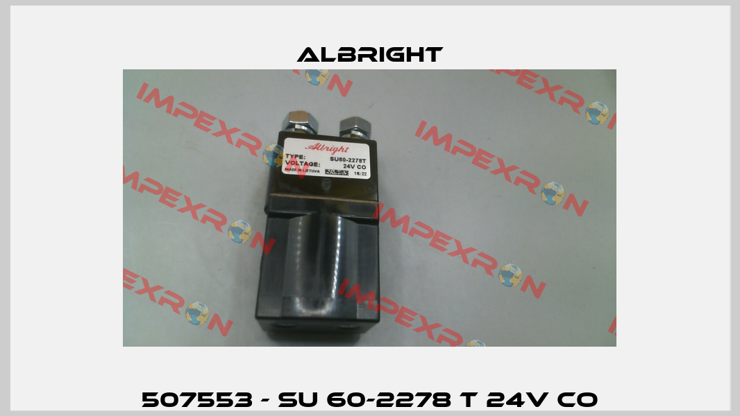 507553 - SU 60-2278 T 24V CO Albright