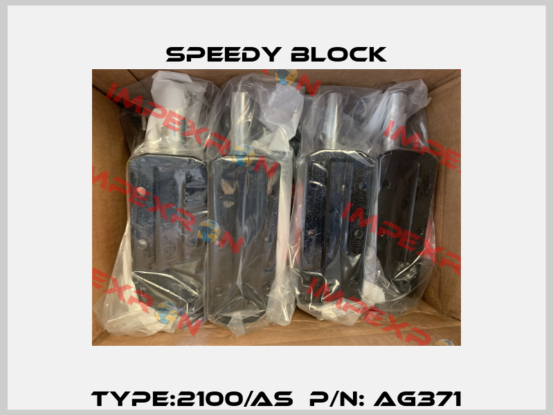 Type:2100/AS  p/n: AG371 Speedy Block