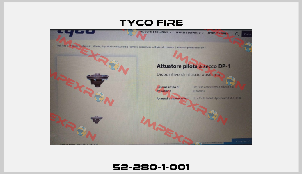 52-280-1-001 Tyco Fire