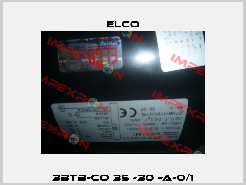 3BTB-CO 35 -30 –A-0/1 Elco
