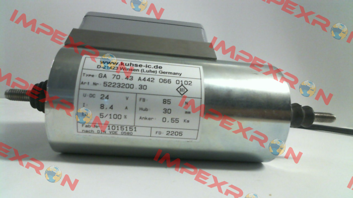p/n: 5223200.30 type: GA 70.43 Kuhse