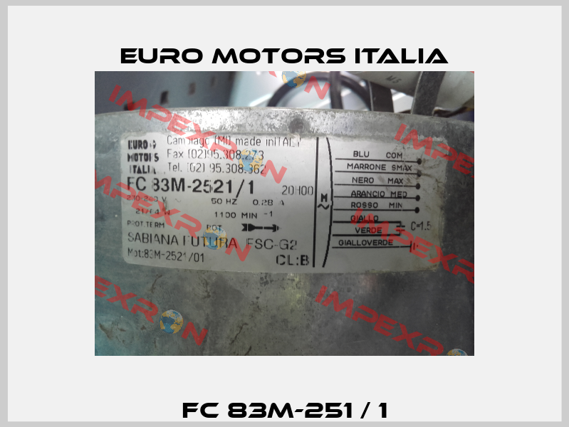 FC 83M-251 / 1 Euro Motors Italia