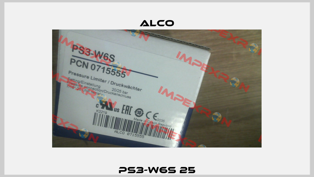 PS3-W6S 25 Alco