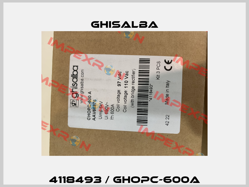 4118493 / GHOPC-600A Ghisalba