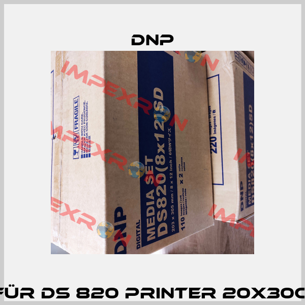 DNP Mediaset für DS 820 Printer 20x30cm (8x12inch) SD DNP
