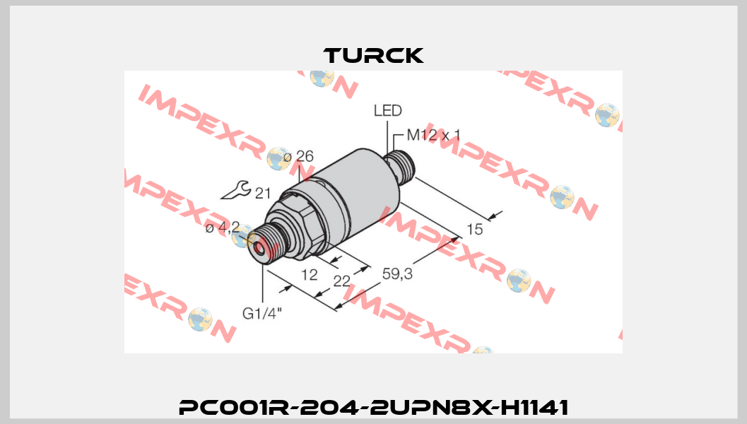 PC001R-204-2UPN8X-H1141 Turck