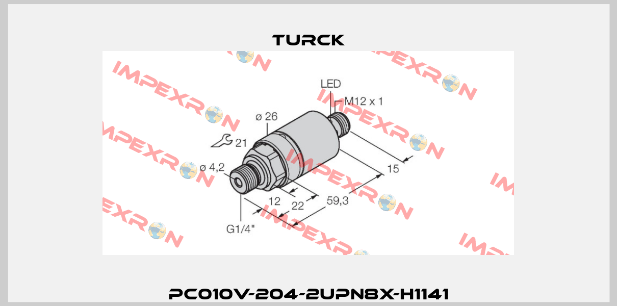 PC010V-204-2UPN8X-H1141 Turck