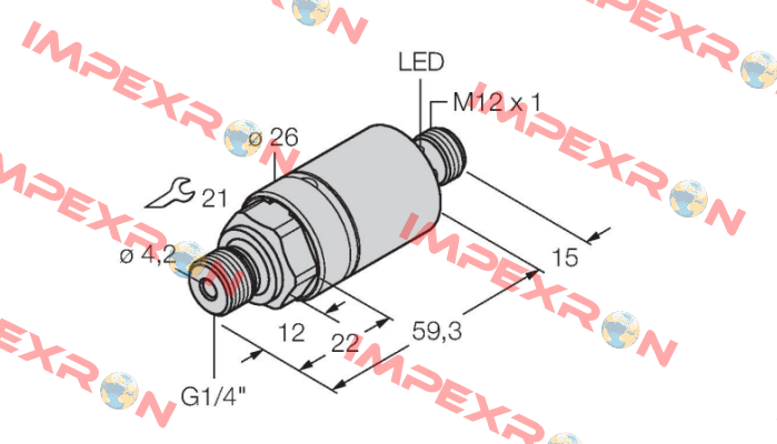 PC025V-204-2UPN8X-H1141 Turck