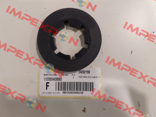 BRAKE DISC CC2 // 2420219B B.Brake s.r.l.