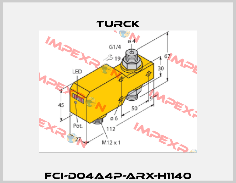 FCI-D04A4P-ARX-H1140 Turck
