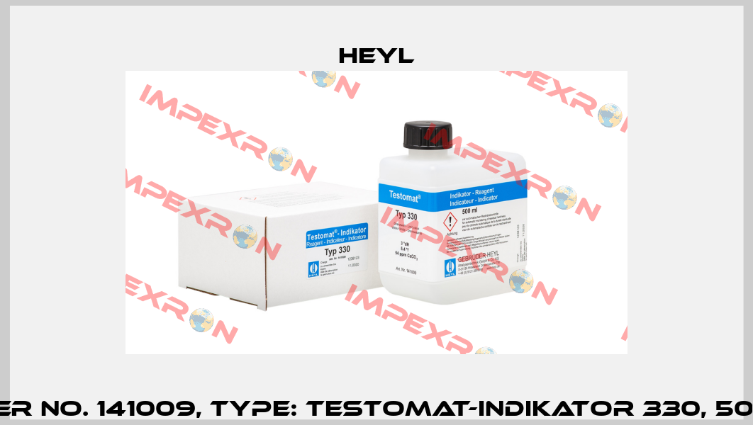 Order No. 141009, Type: Testomat-Indikator 330, 500 ml Heyl