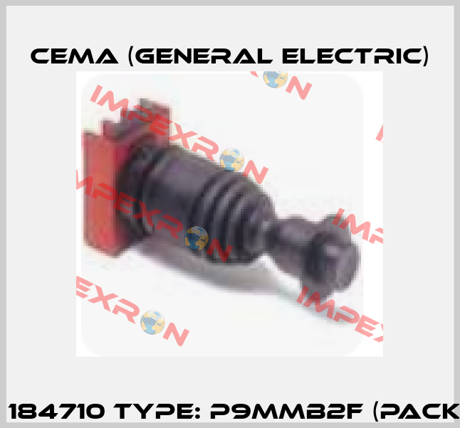P/N: 184710 Type: P9MMB2F (pack x5) Cema (General Electric)