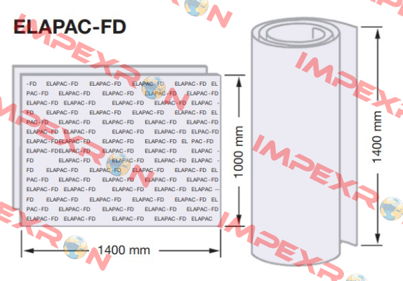 ELAPAC-Platte 2mm Elaflex