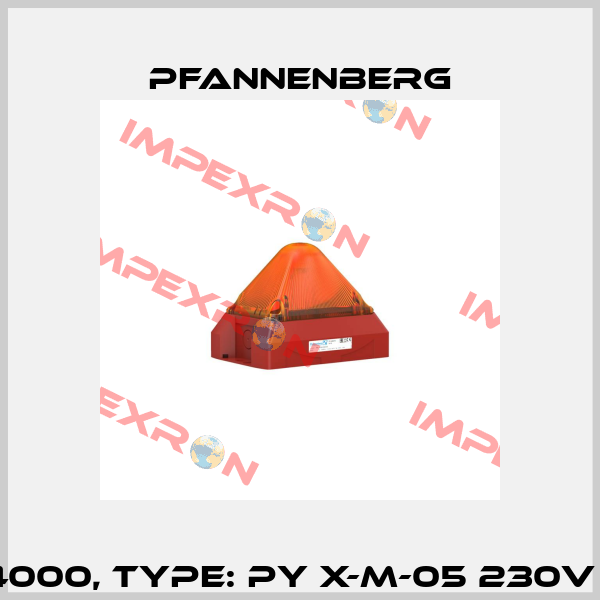 Art.No. 21550104000, Type: PY X-M-05 230V AC AM RAL3000 Pfannenberg