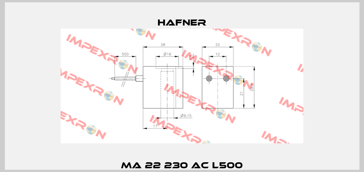 MA 22 230 AC L500 Hafner