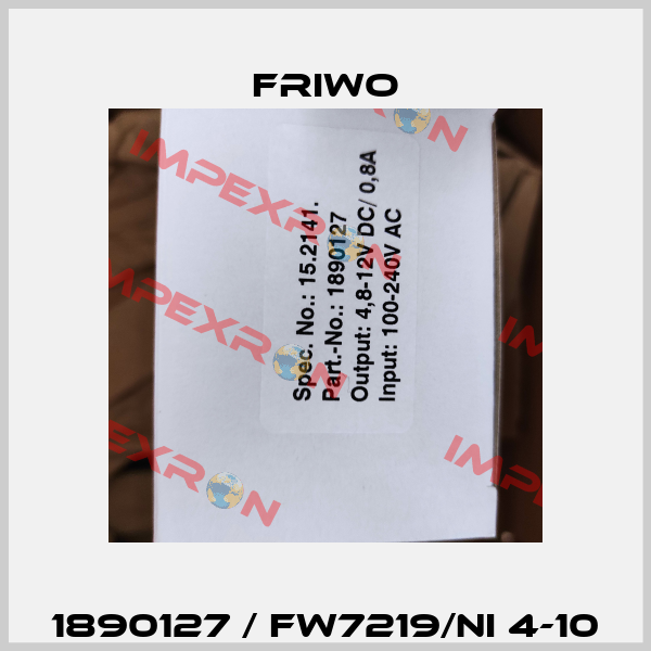 1890127 / FW7219/NI 4-10 FRIWO
