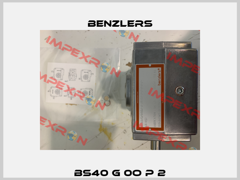BS40 G 0O P 2 Benzlers