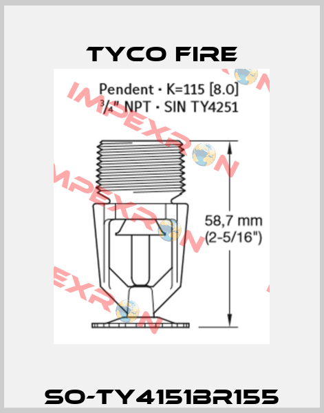 SO-TY4151BR155 Tyco Fire