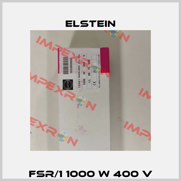 FSR/1 1000 W 400 V Elstein