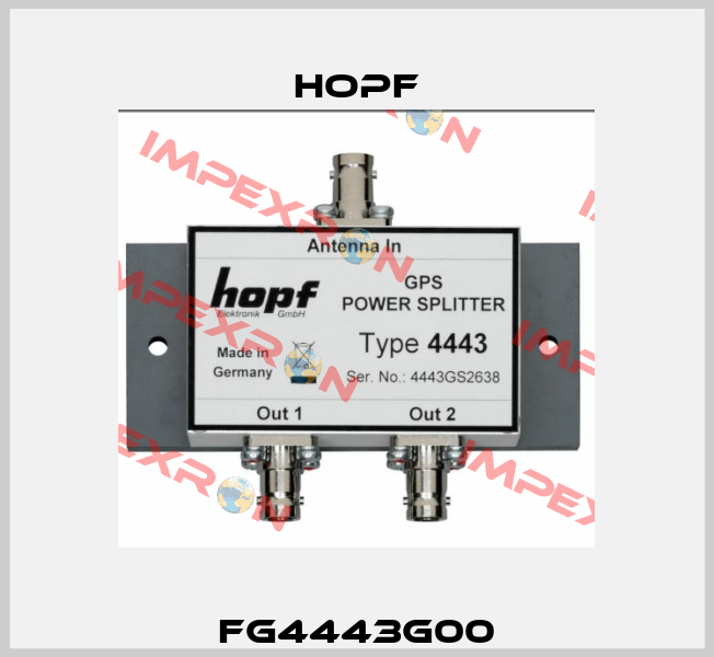 FG4443G00 Hopf