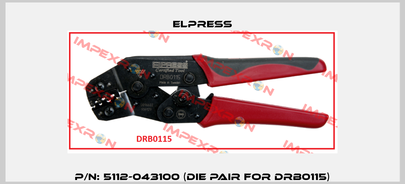 P/N: 5112-043100 (Die pair for DRB0115) Elpress