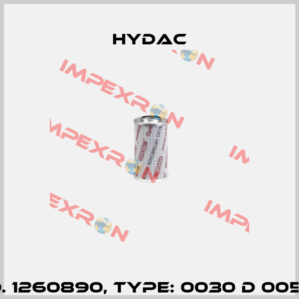 Mat No. 1260890, Type: 0030 D 005 BN4HC Hydac
