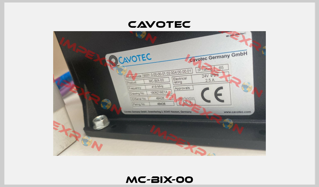 MC-BIX-00 Cavotec