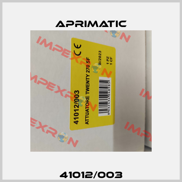 41012/003 Aprimatic