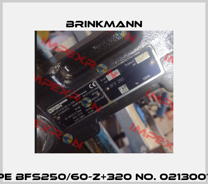 Type BFS250/60-Z+320 No. 0213001971 Brinkmann