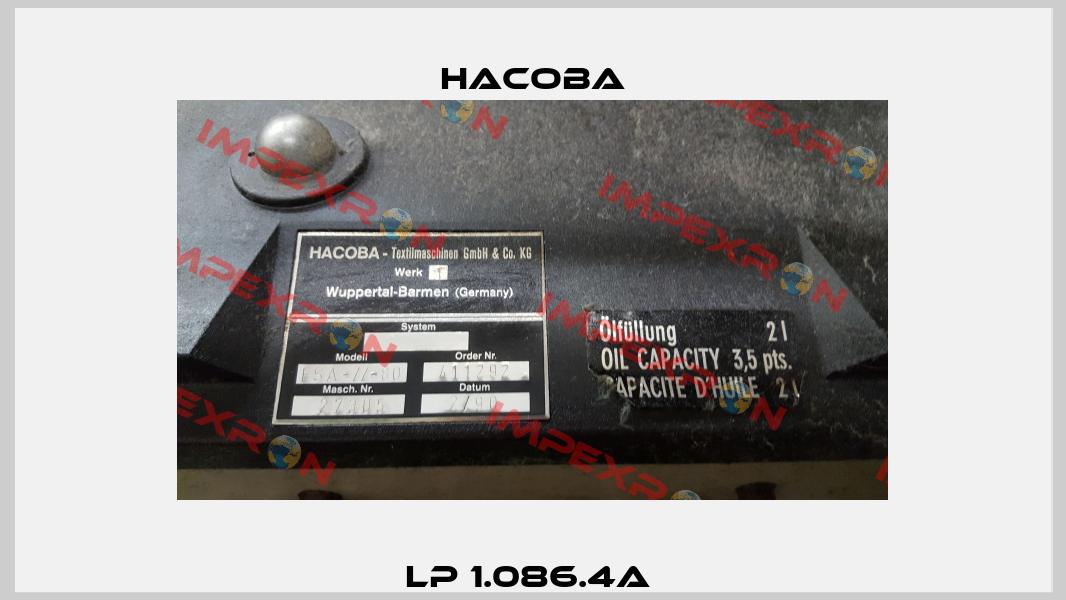 LP 1.086.4A  HACOBA