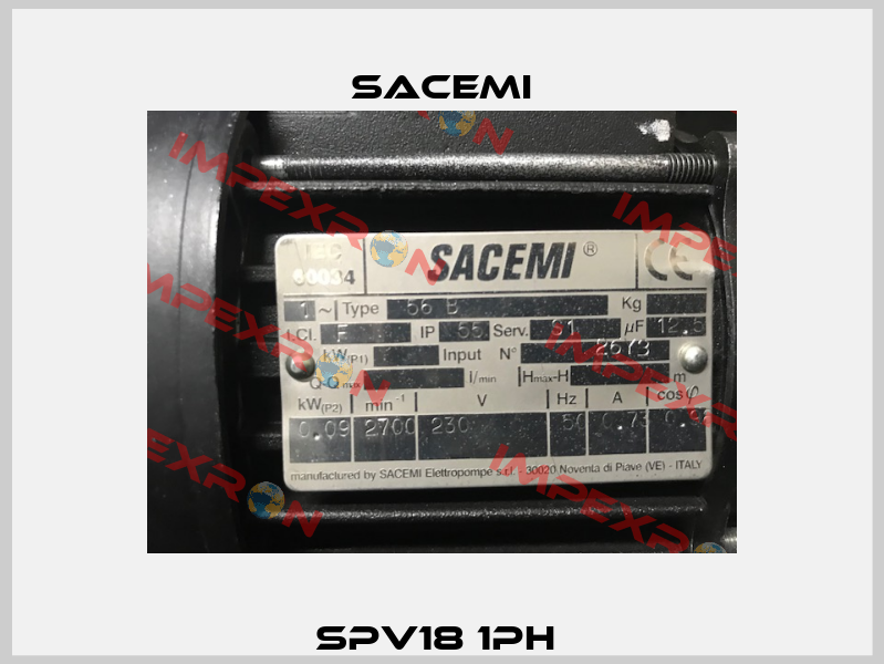 SPV18 1ph  Sacemi