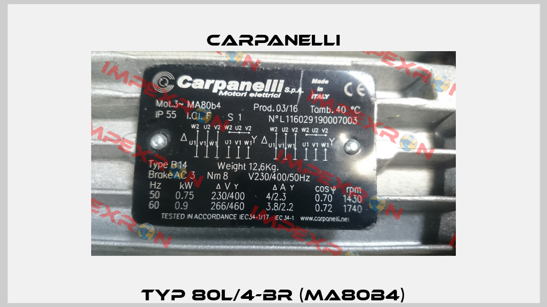 Typ 80L/4-BR (MA80b4) Carpanelli