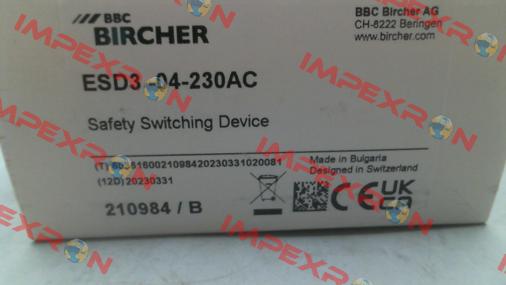 ESD3-04-230AC Bircher