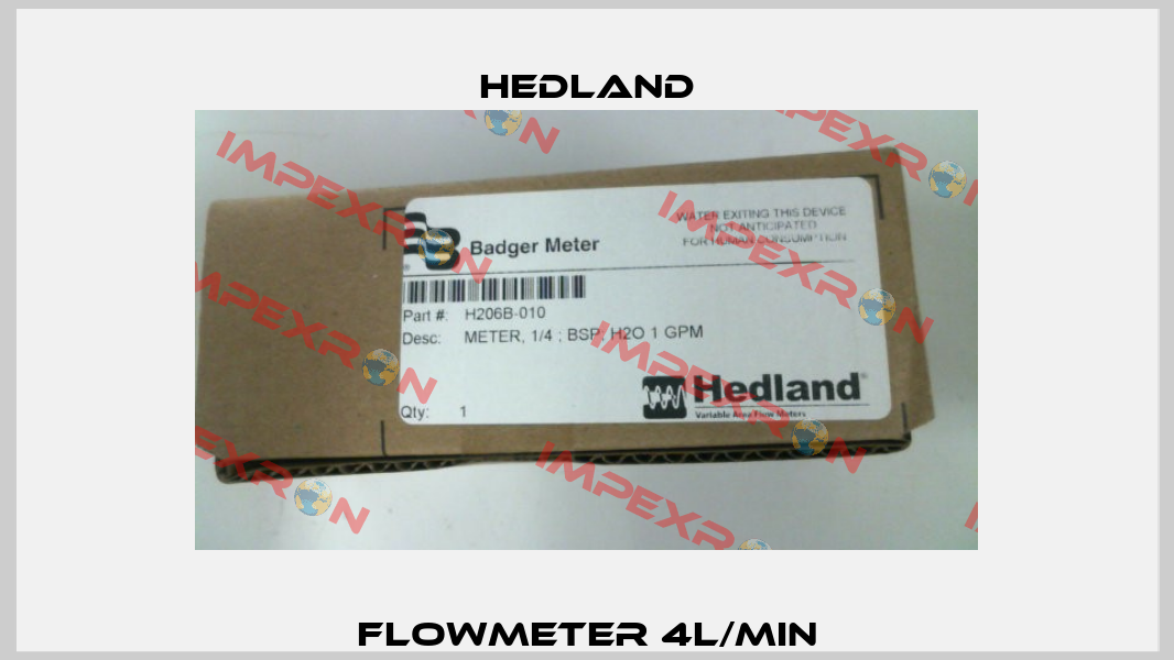 flowmeter 4l/min Hedland