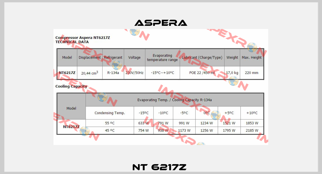 NT 6217Z  Aspera