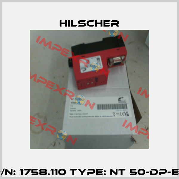 P/N: 1758.110 Type: NT 50-DP-EN Hilscher