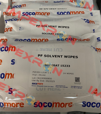 P20301-L038-30-1 - PF SOLVENT 15233 24W*18X38CT30 Socomore