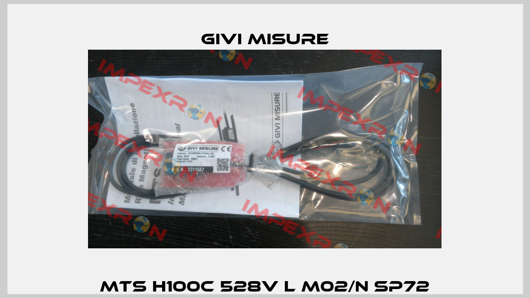 MTS H100C 528V L M02/N SP72 Givi Misure