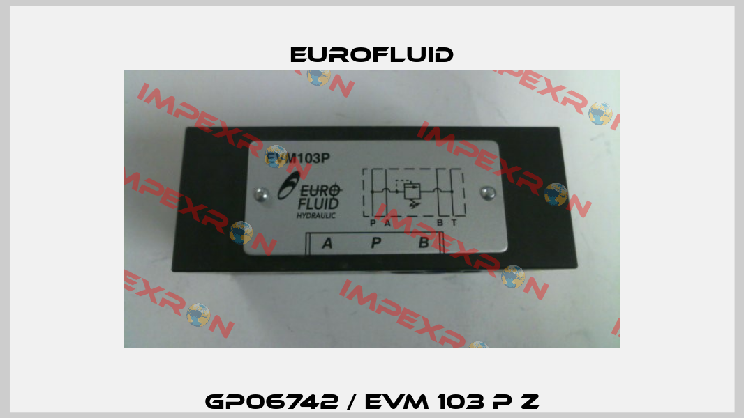 GP06742 / EVM 103 P Z Eurofluid