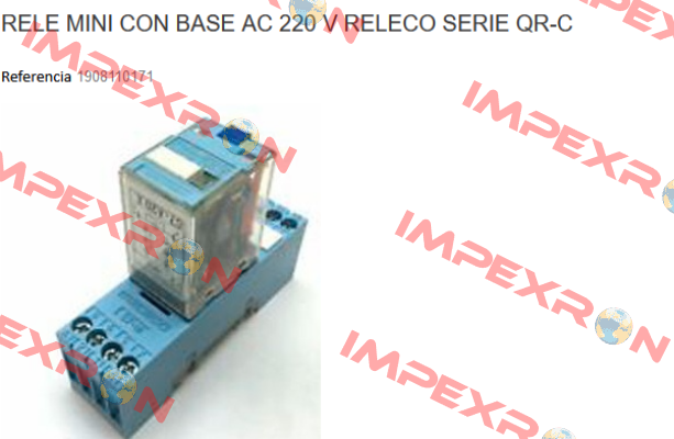 1908110171 SERIE QR-C AC 220 Comat Releco