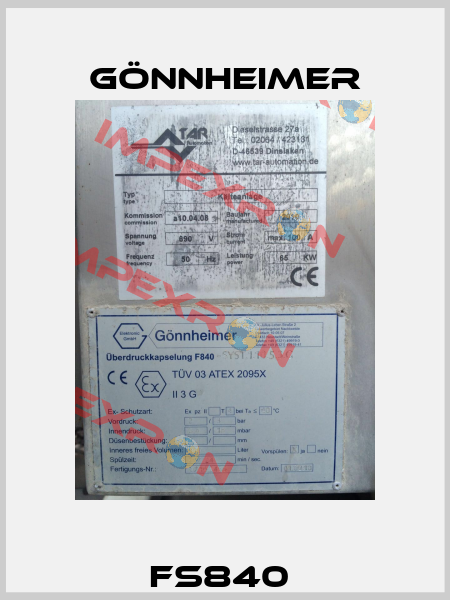 FS840  Gönnheimer